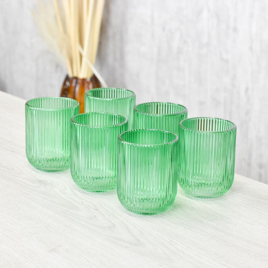 Set de Vasos x6 piezas 10x8 cms