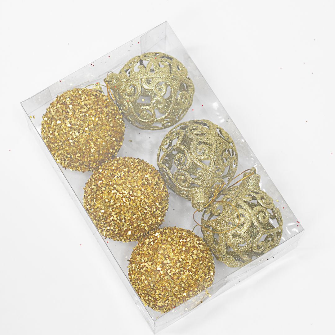 Bolas x6 8 cms - Ref. AZ077