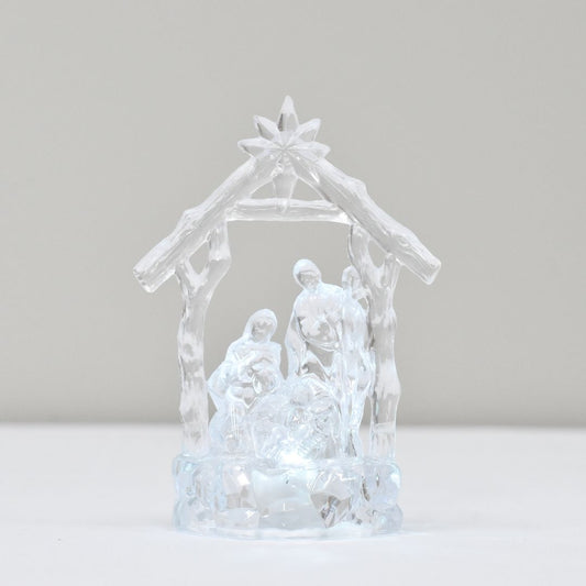Nacimiento con Luz 12x9 cms - Ref. AZ096
