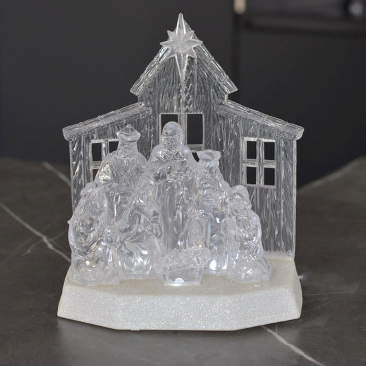 Nacimiento con Luz 22x20 cms - Ref. AZ097
