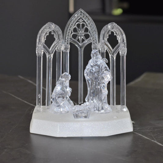 Nacimiento con Luz 22x20 cms - Ref. AZ098