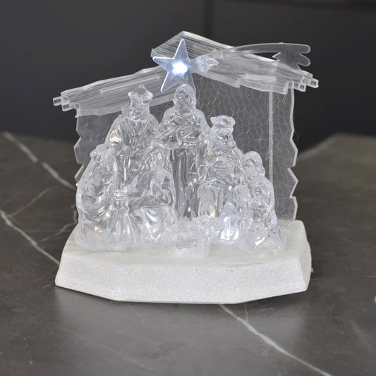 Nacimiento con Luz 17x20 cms - Ref. AZ099