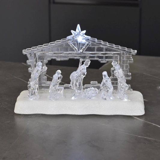 Nacimiento con Luz 23x35 cms - Ref. AZ100