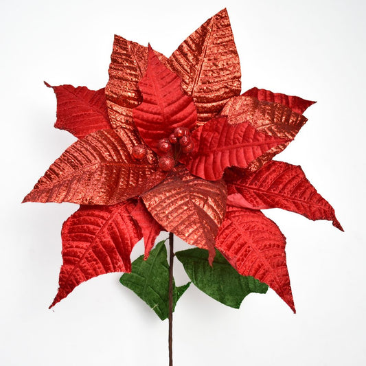 Flor Navideña 51 cms - Ref. AZ208R