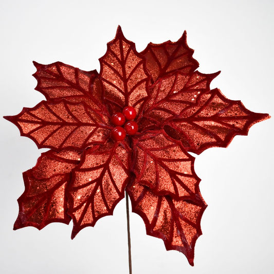 Flor Navideña 42 cms - Ref. AZ211R