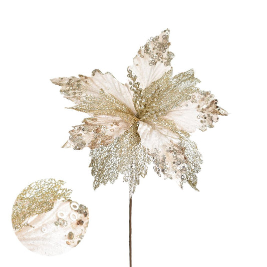 Flor Navideña 40 cms - Ref. AZ215C