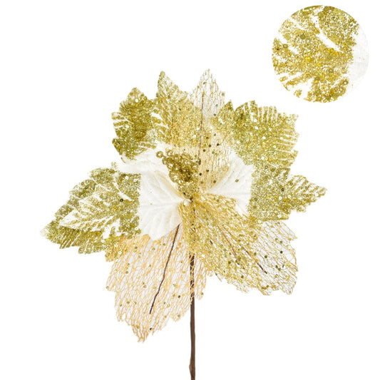 Flor Navideña 25 cms - Ref. AZ222B