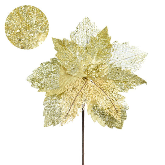 Flor Navideña 25 cms - Ref. AZ222D