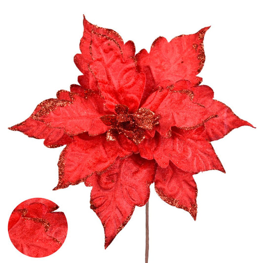 Flor Navideña 33 cms - Ref. AZ231R