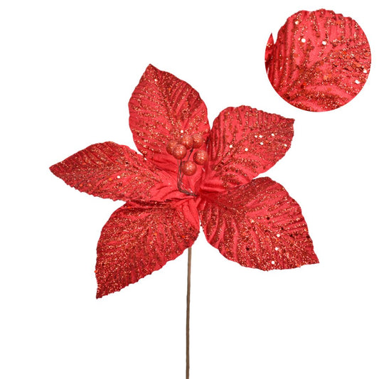 Flor Navideña 35 cms - Ref. AZ232R