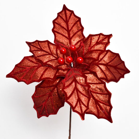 Flor Navideña 33 cms - Ref. AZ233R