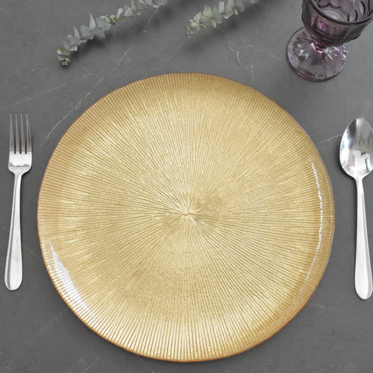 Plato Base de Vidrio 33 cms - Ref. AZ413
