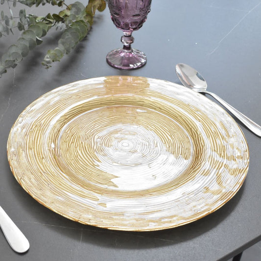 Plato Base de Vidrio 33 cms - Ref. AZ414