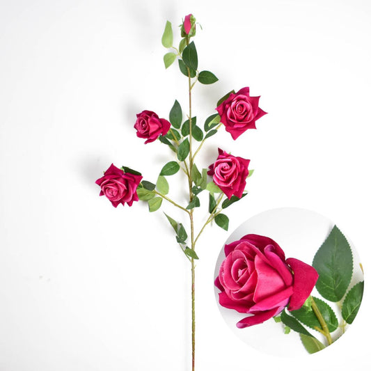 Rosa artificial 1.06 mts