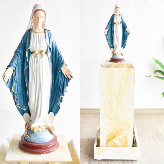 Fuente con Virgen 1.44 mtsx45 cms - Ref. CMILAGROSA