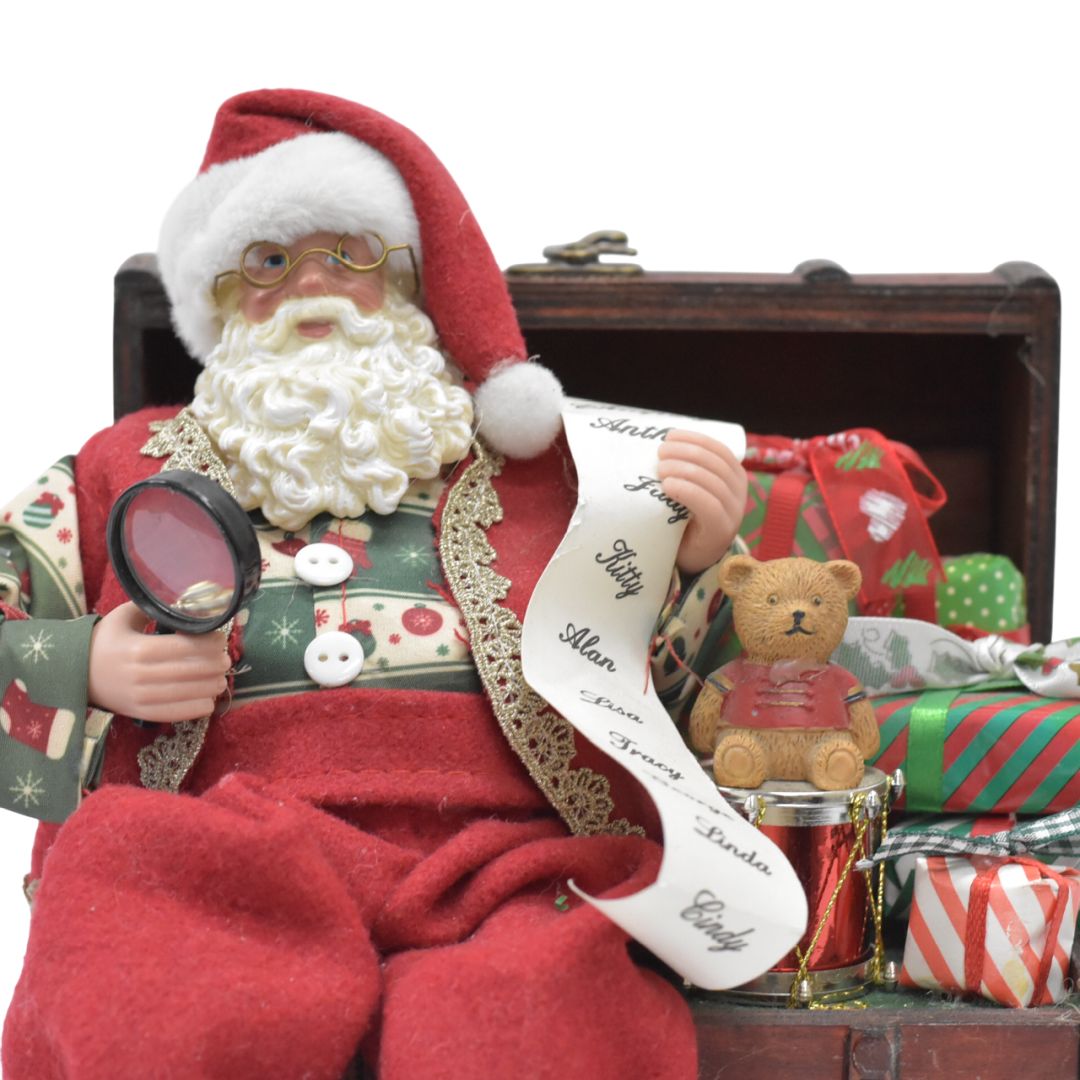 Santa con Tesoro 20x22 cms - Ref. XMTX2542463S