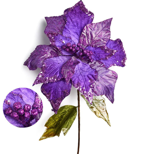 Flor Navideña 40 cms - Ref. N63606