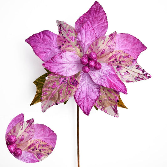 Flor Navideña 55 cms - Ref. N63850