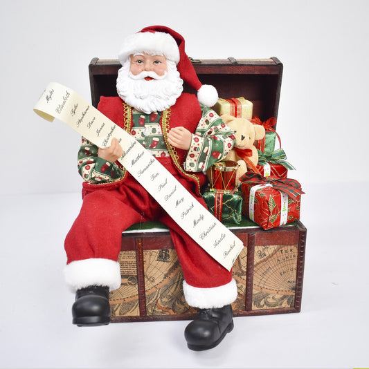 Santa con Tesoro 40x30 cms - Ref. XMTX2542463M