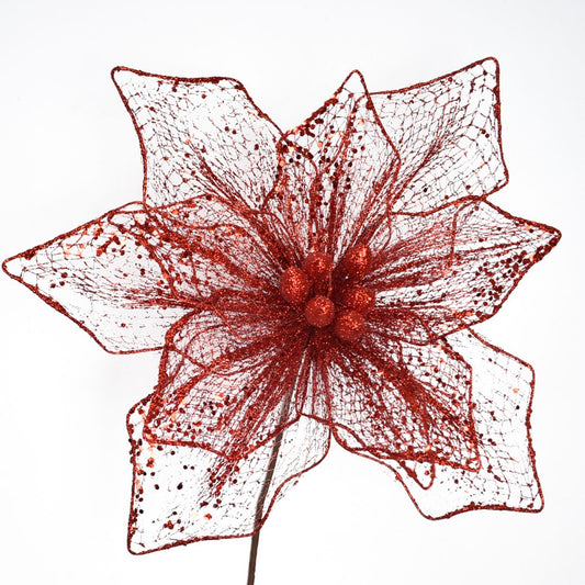 Flor Navideña 40 cms - Ref. XQ12852090R